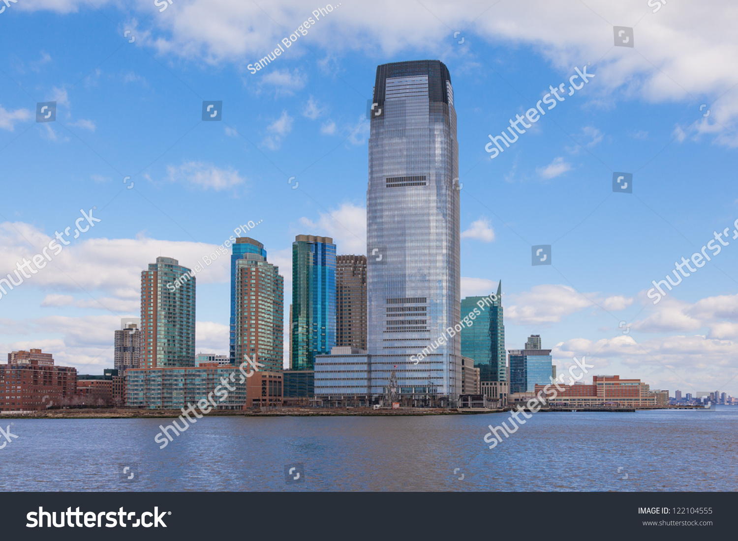 盛(Goldman Sachs)塔,在美国新泽西州泽西市-