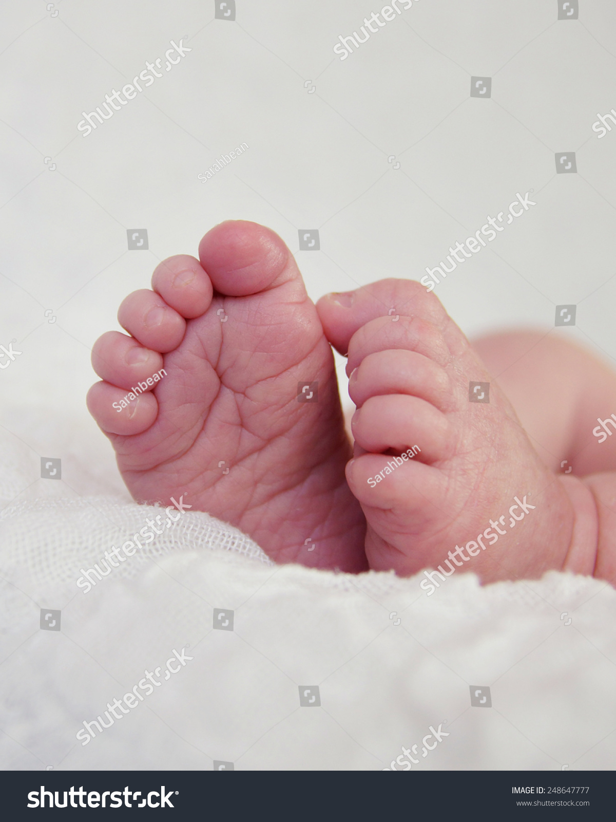 微小的新生婴儿的脚,小脚趾卷曲-医疗保健,人物