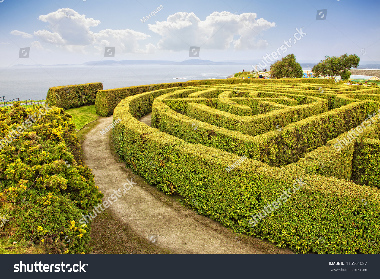 聖佩德羅山花園迷宮,拉科魯尼亞,西班牙-建築物/地標,公園/戶外-海洛